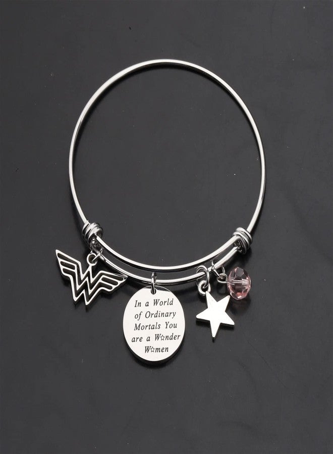 MAOFAED Feminist Gifts, Girl Power Prince Gifts, Inspirational Bracelet for Women Girlfriend Wife Mom, Mother's Day Merchandise - Image 3