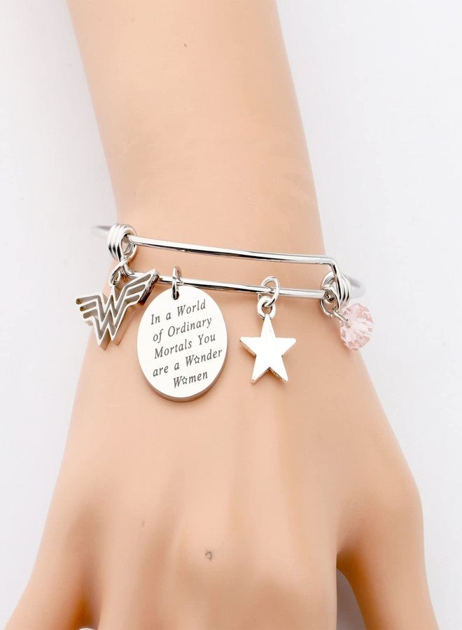 MAOFAED Feminist Gifts, Girl Power Prince Gifts, Inspirational Bracelet for Women Girlfriend Wife Mom, Mother's Day Merchandise - Image 4
