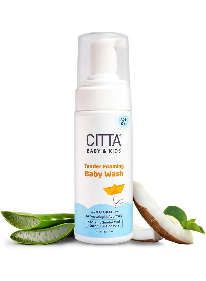 CITTA CITTA’s Tender Foaming Baby Wash with Coconut & Aloe vera - Image 1