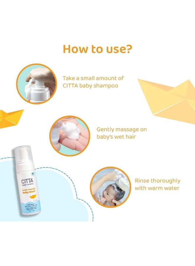 CITTA CITTA’s Tender Foaming Baby Wash with Coconut & Aloe vera - Image 4
