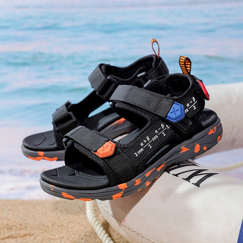 Boys Sandals 2025 Children Sandals Light Non-Slip 6-12 Years Old Boys Beach Shoes - Image 3