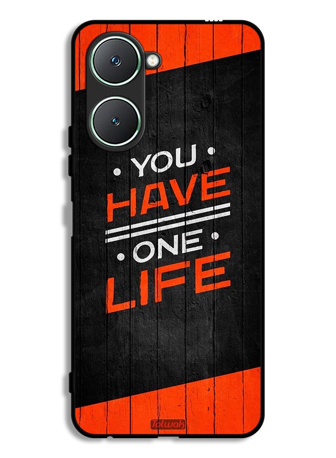 Tolwak Vivo Y18i 4G Protective Case Cover You Have One Life - Image 1