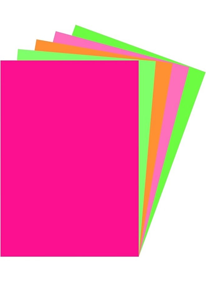 ATKET Fluoresce Colored Paper A4 (50 Sheets 210x297mm) - Image 1