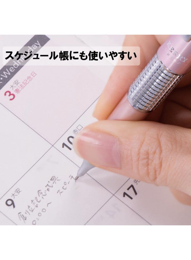 Pentel Mechanical Pencil, Kerry, 0.5mm, Rose (P1035-PD), Rose Body - Image 3