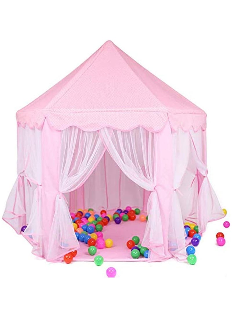 BLOOMING TIME Children's Indoor Hexagon Hexagonal Tent Baby Decoration Game House Princess Game Castle Tent Toy House - Image 1