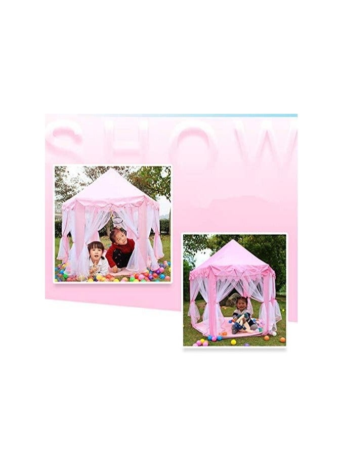 BLOOMING TIME Children's Indoor Hexagon Hexagonal Tent Baby Decoration Game House Princess Game Castle Tent Toy House - Image 4
