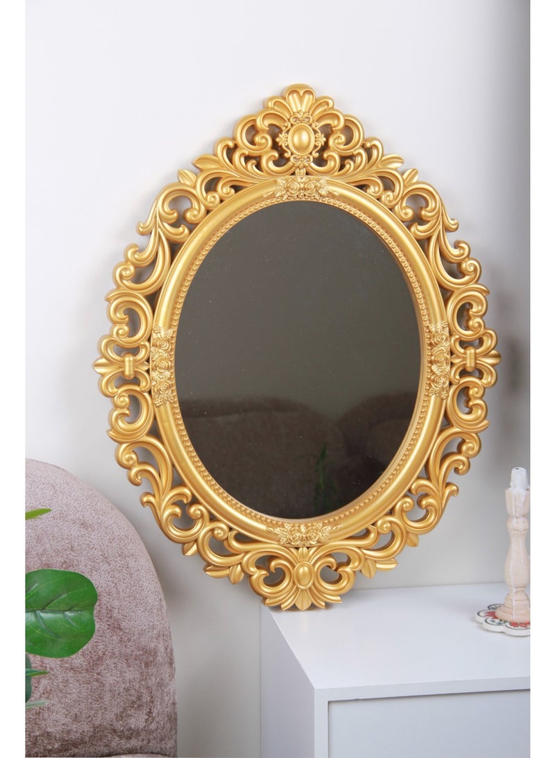 ماركة غير محددة مرآة أنيقة بإطار فخم تضيف لمسة راقية للمكان 72×57 سم - Image 4