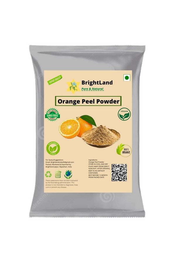 Brightland Orange Peel And Multani Mitti Powder for face and skin (100gm Each) - Image 2