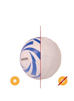 Del Sol Color Change DelSol  Mini Soccer Ball Perfect For Hot Days  Color Changing Custom Design Fun for the Entire Family  Blue and Red Stripes Appear When the Ball is Exposed to Sunlight  1 Pc  - Image 2
