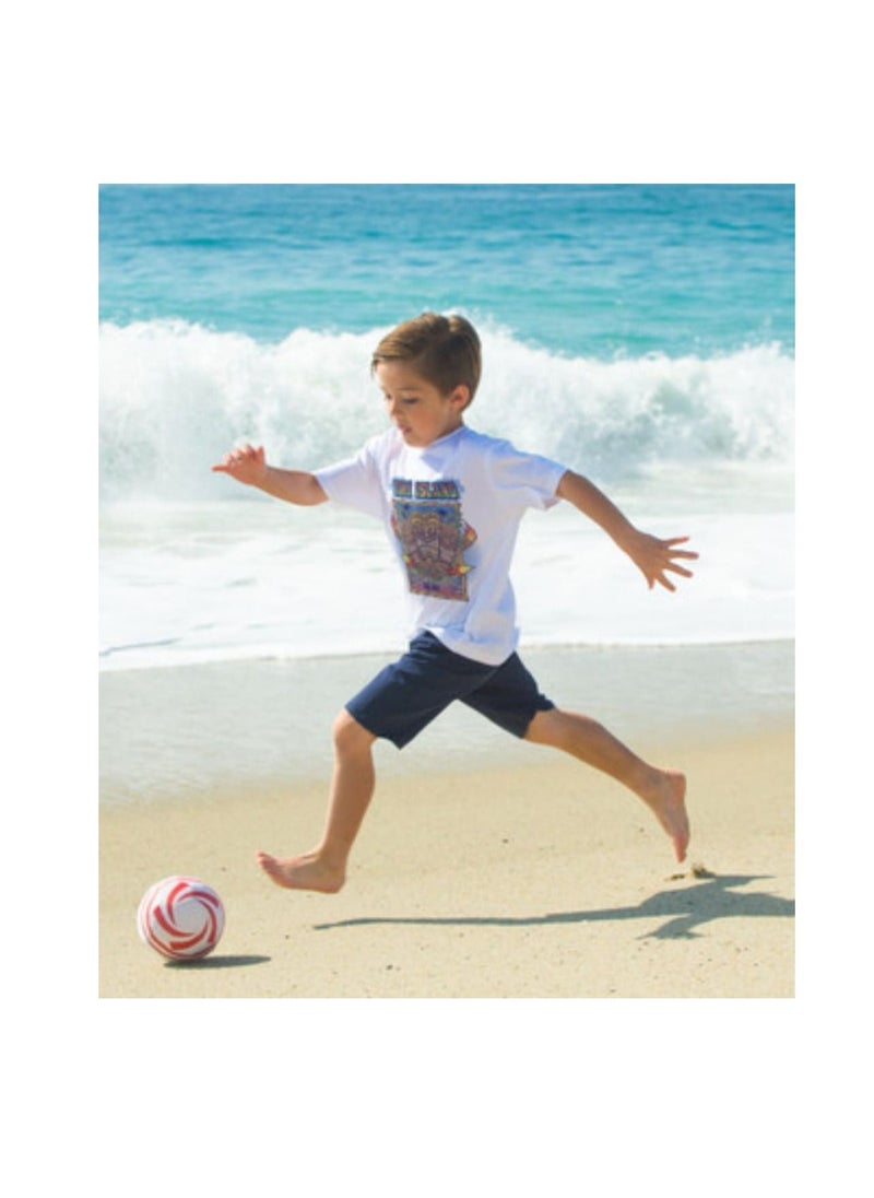 Del Sol Color Change DelSol  Mini Soccer Ball Perfect For Hot Days  Color Changing Custom Design Fun for the Entire Family  Blue and Red Stripes Appear When the Ball is Exposed to Sunlight  1 Pc  - Image 5