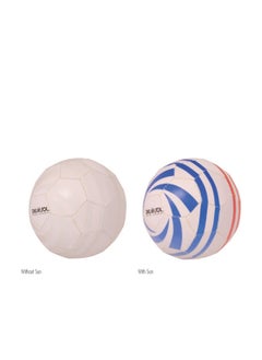 Del Sol Color Change DelSol  Mini Soccer Ball Perfect For Hot Days  Color Changing Custom Design Fun for the Entire Family  Blue and Red Stripes Appear When the Ball is Exposed to Sunlight  1 Pc  - Image 4