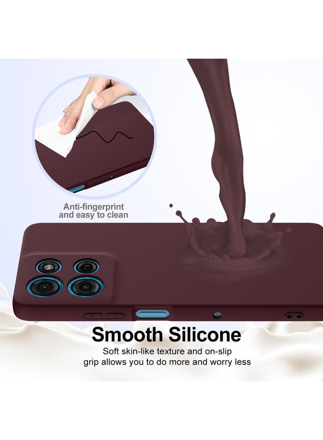 اس-توب جراب هاتف موتورولا موتو جي 75 5 جي، جراب هاتف ماج سيف من السيليكون المقاوم للصدمات - Image 5