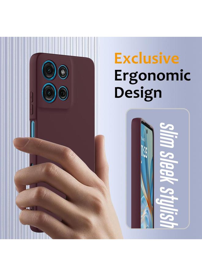 اس-توب جراب هاتف موتورولا موتو جي 75 5 جي، جراب هاتف ماج سيف من السيليكون المقاوم للصدمات - Image 4