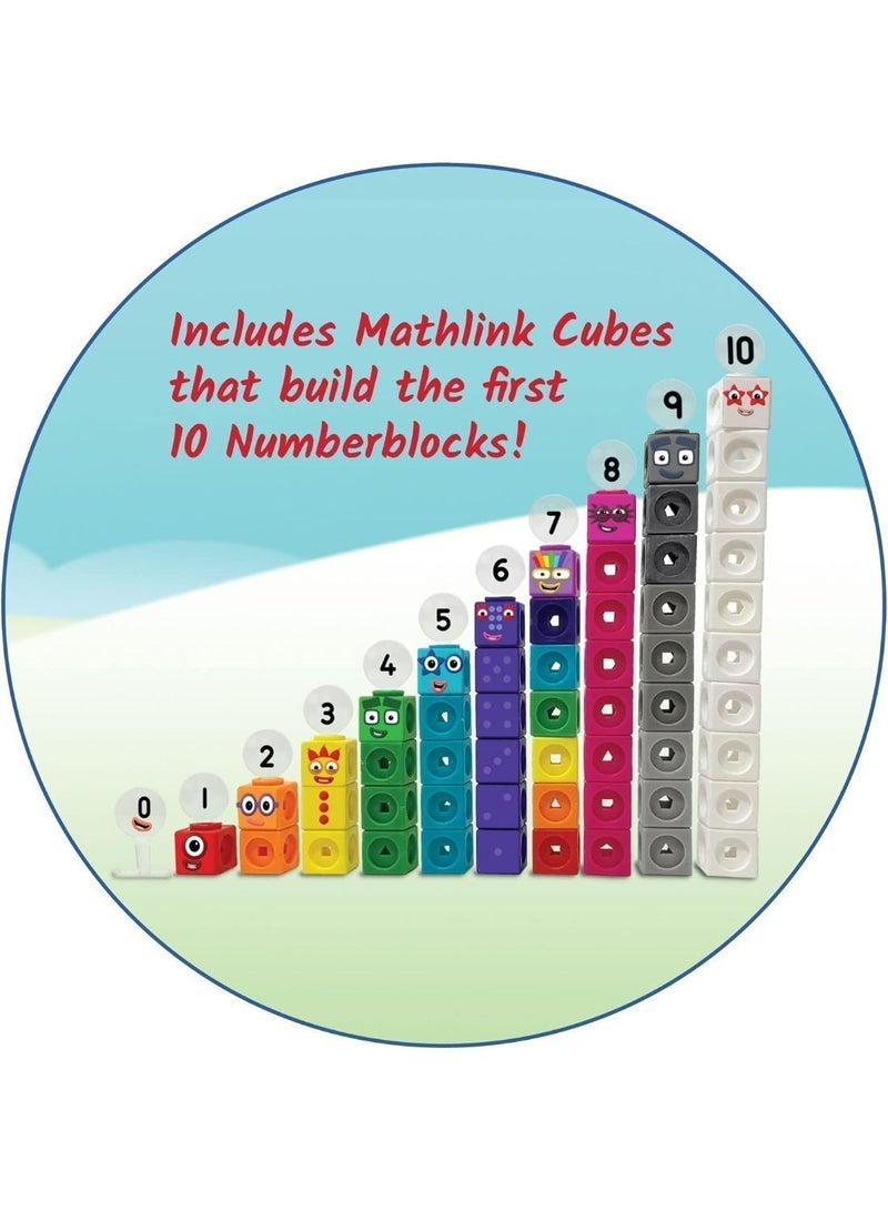 Paka Rabbit MathLink Cubes Numberblocks 1–10 Activity Set, Mathematics Enlightenment Toys for 3+ Year Old Boys and Girls,Educational Learning Toys, Sensory Toys for Kids. - Image 2