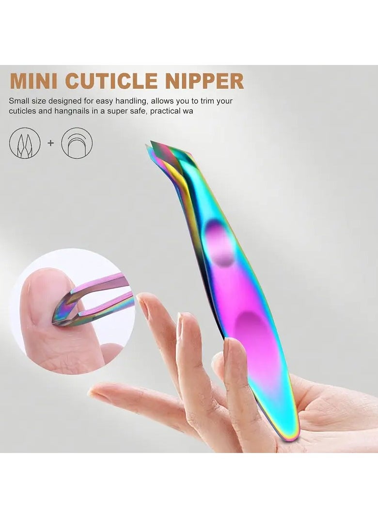 Goolsky Professional Nail Tool For Removing Dead Skin And Cuticles, Made Of Stainless Steel With A Sharp And Colorful Titanium Coating  - Image 2