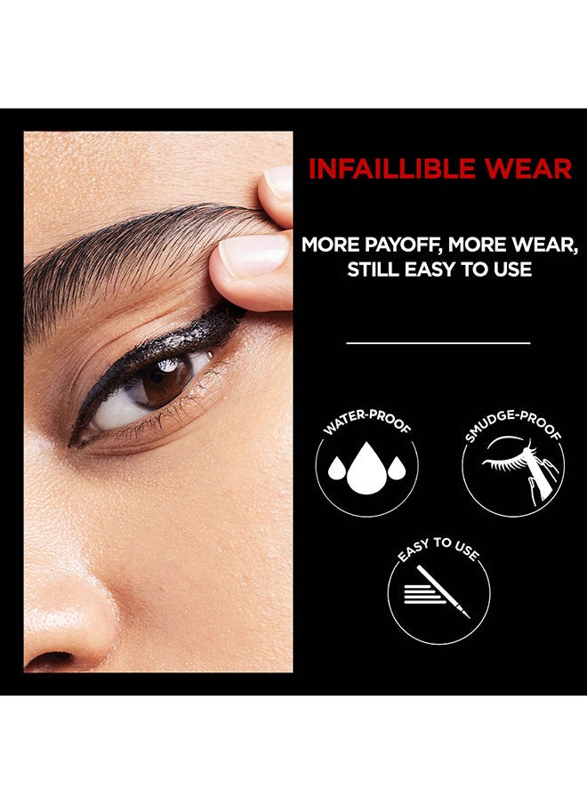 L'OREAL PARIS قلم تحديد العيون Infaillible Grip Precision مقاس 0.4 مم يدوم 24 ساعة  - Image 3