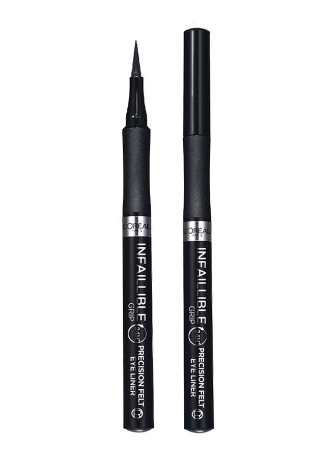 L'OREAL PARIS قلم تحديد العيون Infaillible Grip Precision مقاس 0.4 مم يدوم 24 ساعة  - Image 1
