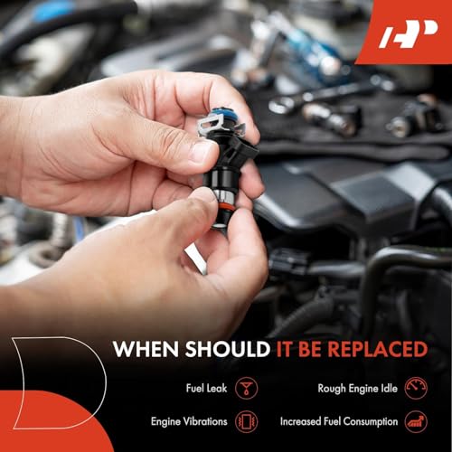 A-Premium 8Pcs Fuel Injectors Compatible with Chevy Silverado 1500 2500 3500, Tahoe, Suburban & GMC Sierra, Yukon, Savana, Envoy & Cadillac Escalade & Buick Rainier, 4.8L 5.3L 6.0L, Replace# MP10006 - Image 4