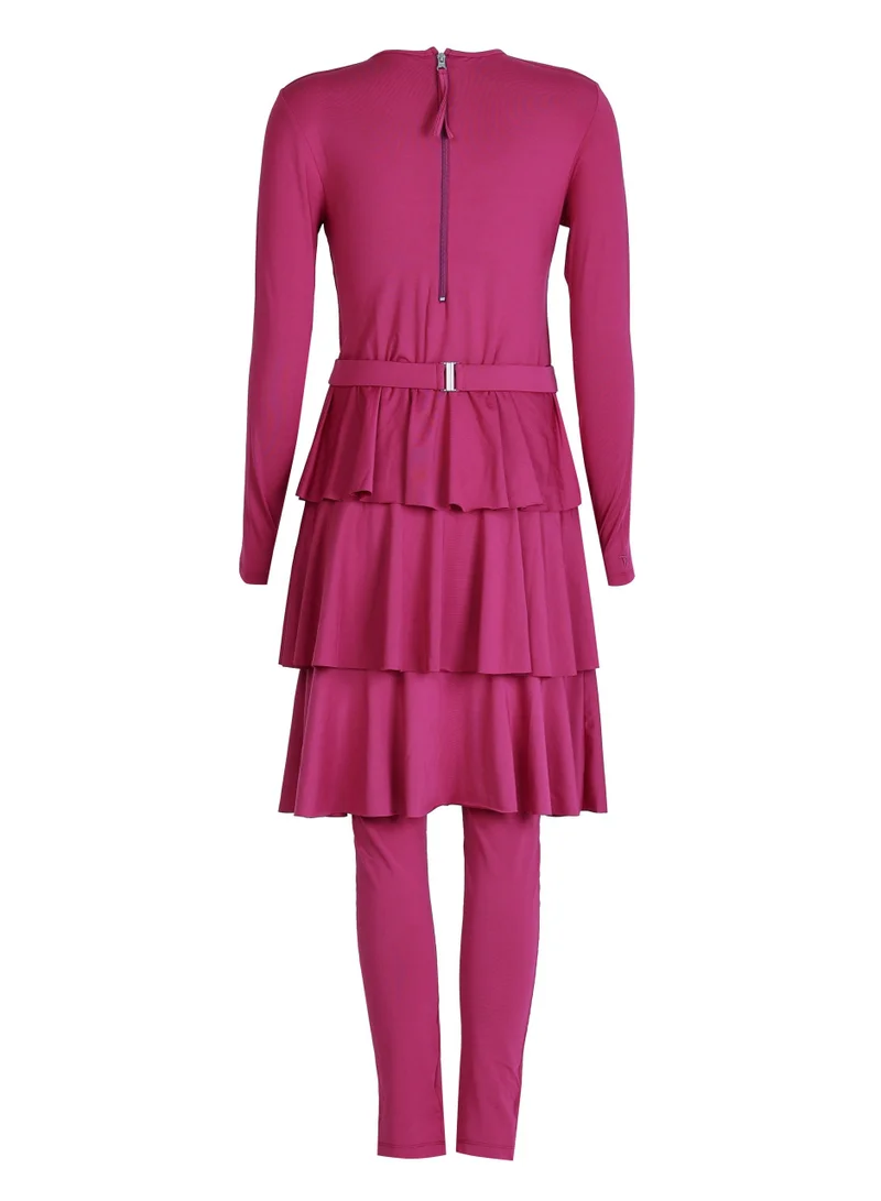 Turana Atash London Muse Dress Full Set Dark Pink