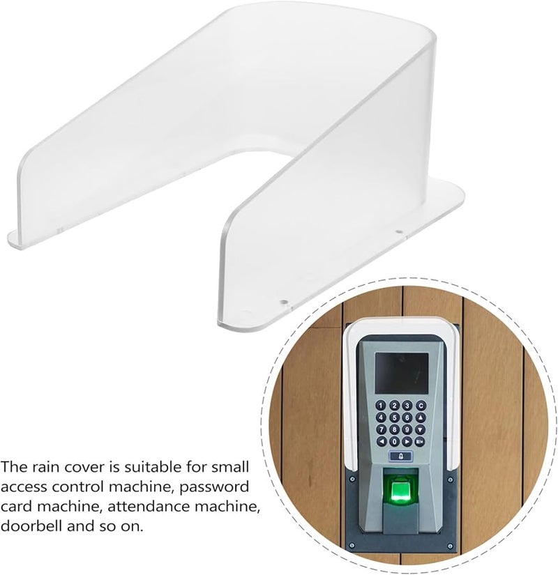 Jojofuny High Hardness Plastic Doorbell Cover Outdoor Protection For Access Control Fingerprint Locks - Image 5