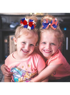 American Flag Hair Bow Clips For Girls2 Pack Patriotic Independence Day Alligator Hair Pins Flower Hair Accessories For Fourth Of July - pzsku/Z953ABA3889E9743983AFZ/45/_/1696664694/48414bb8-debf-4da3-bbb1-d8b197526a5c