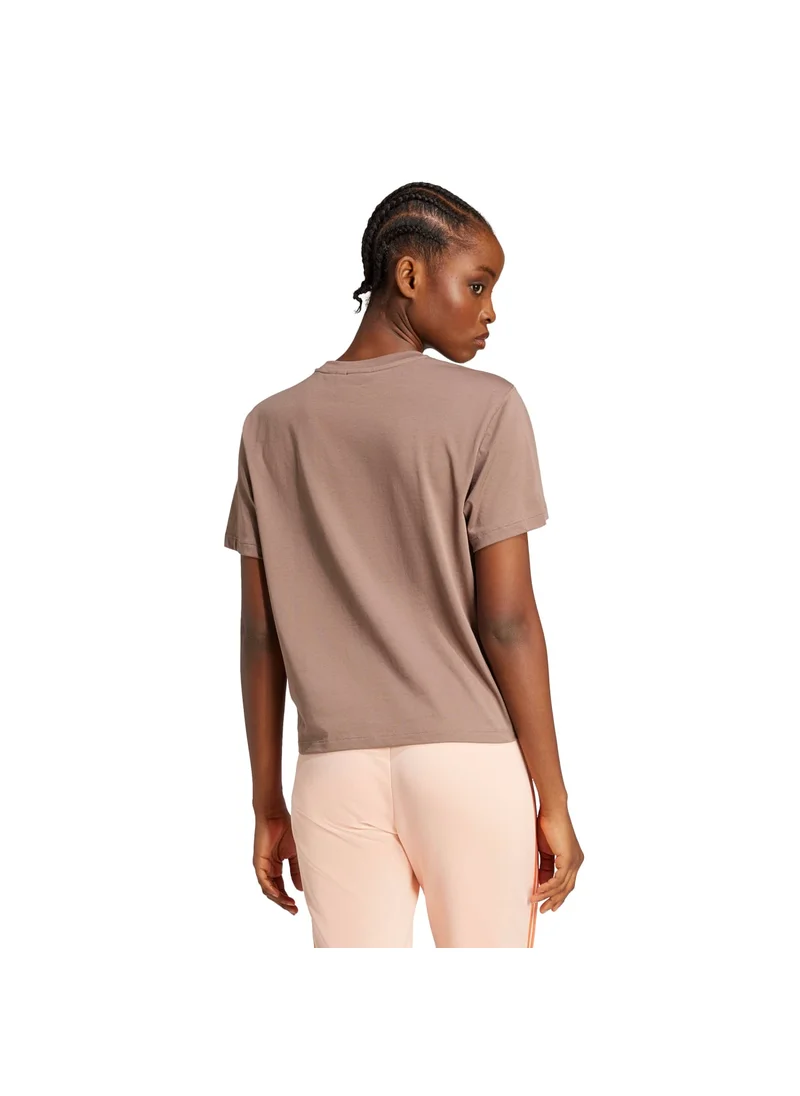 اديداس adidas TREFOIL TEE VT Brown Originals Women T-SHIRTS