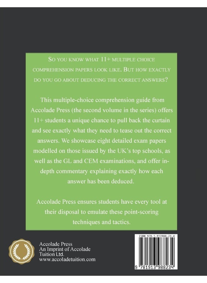 11+ Multiple-Choice Comprehension: Practice Papers & In-Depth Guided Answers, Volume 2  - Image 2