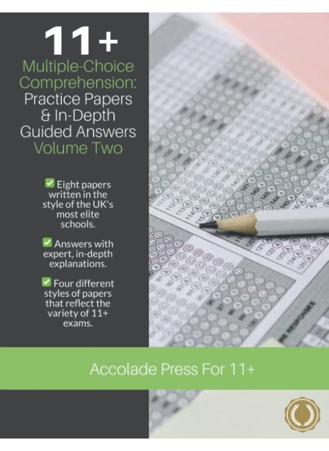 null - 11+ Multiple-Choice Comprehension: Practice Papers & In-Depth Guided Answers, Volume 2 - Image 1