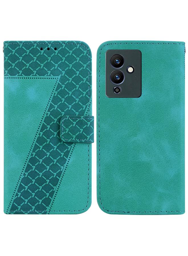 زبون جراب لهاتف Infinix Note 12 Pro 5G/Note 12 5G جراب هاتف جلدي منقوش على شكل سبعة - Image 1