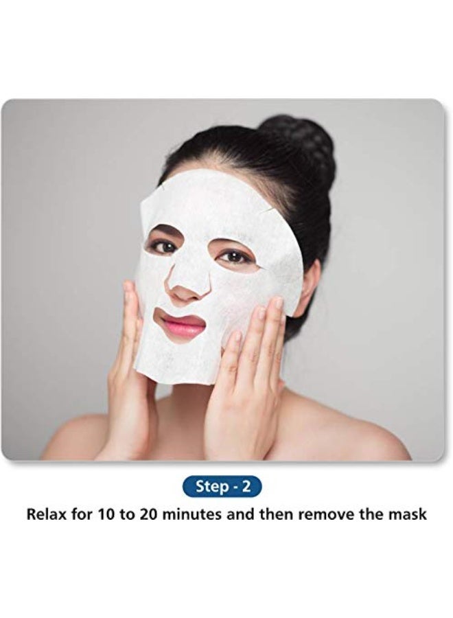 Mirabelle Wine Fairness Sheet Facial Mask for Wrinkles - 25ml (Pack of 3) - Image 4