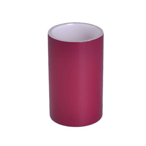 Gedy YU98-53 Yucca Tumbler, 1" L x 2.77" W, White, Ruby Red - Image 3