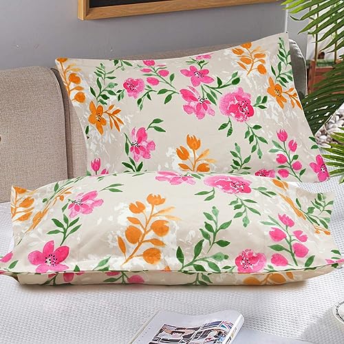 RRC Super Soft Brushed Microfiber Cotton Pillow Covers,Set of 4 Pieces Pillow Covers,17X27(Inches) 43X68(CM) Printed Pillow Covers,Flange on Edges Pillow Covers - Image 5