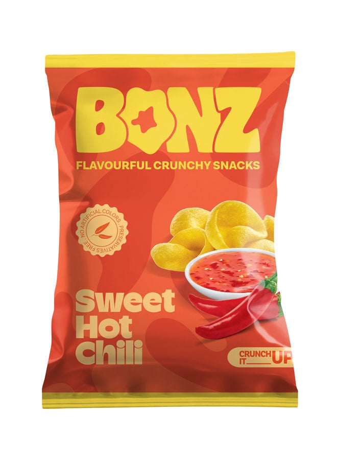 BONZ Flavourful Crunchy Snacks Sweet Hot Chili-40/50 grams 