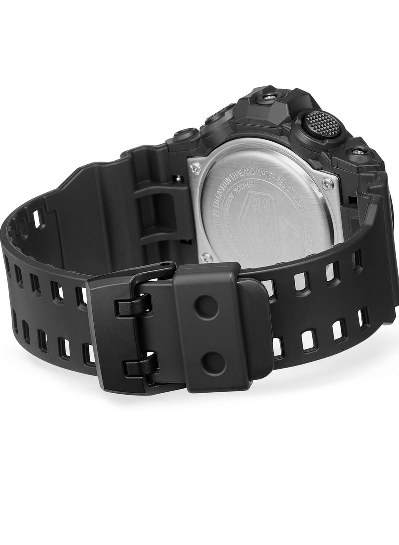 CASIO جي شوك ساعة يد رجالية رقمية بعقارب راتينج باللون الأصفر محدودة GA-700CY-1ADR - Image 5