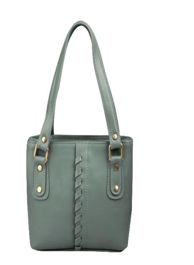 WORLD STAR Top-Grain Leather Handbag - Fashionable Purse for Women, Practical and Elegant Design - Image 1
