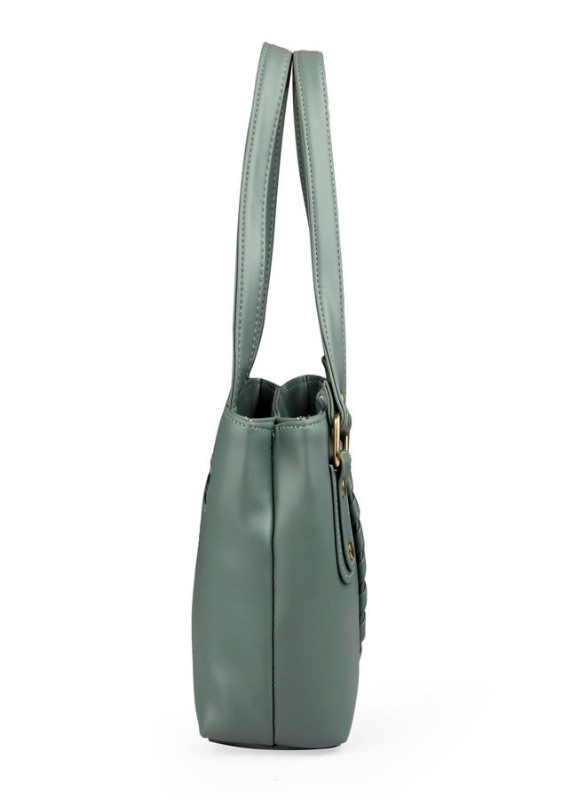 WORLD STAR Top-Grain Leather Handbag - Fashionable Purse for Women, Practical and Elegant Design - Image 3