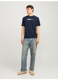 Jack Jones Men's Chest Printed T-Shirt - Corplogo  - Image 2