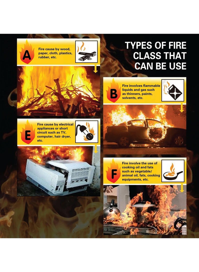 FIRE STOP 2Kg 1 Pcs Fire Extinguisher Dry Chemical Powder Extremely Safe and Long Service to handle and operate - Image 2