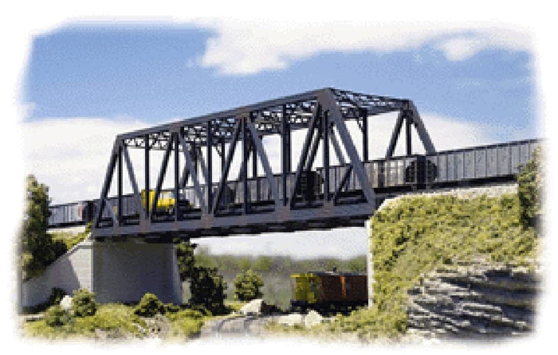 Walthers Cornerstone HO Scale DoubleTrack Truss Bridge Kit 10 X 234 25 X 68 X 68cm Grey