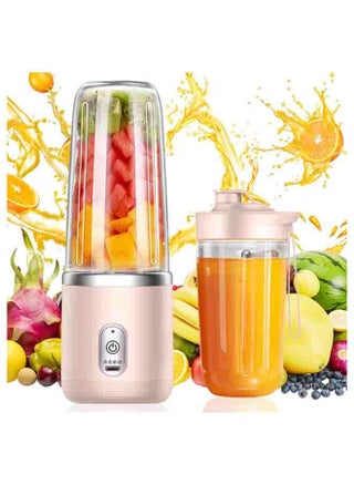 Portable Blender,Personal Size Blender Juicer Cup,Mini Blender,Blender Juicer Juice Cup,Fruit Blender Portable Fruit Cup,for Smoothies,Shakes,Fruit,Ice,350ML Blender Mixer,Handheld Travel,Home Pink - pzsku/Z953B73D65B0F7160EB32Z/45/_/1725542023/cfb2def0-3ad8-471e-9ddd-e5c7fb0d7e2d