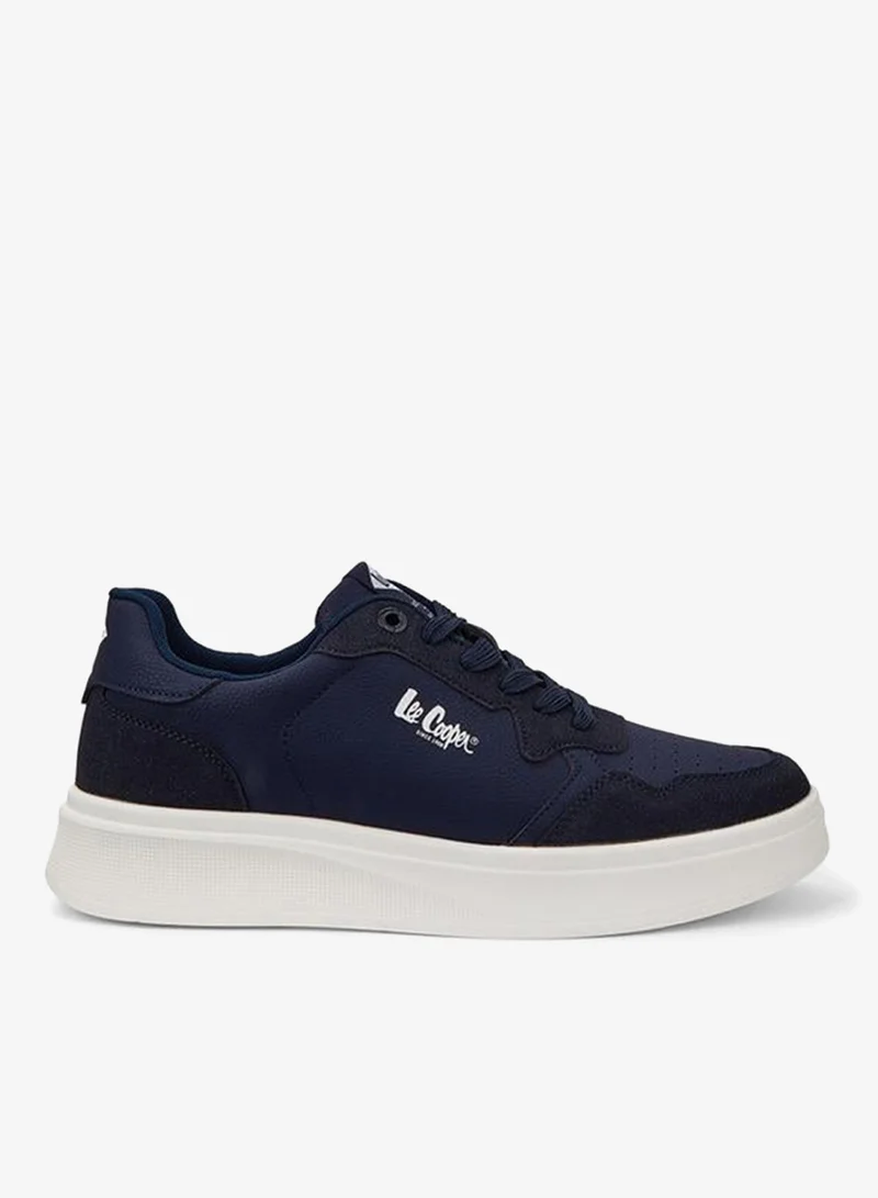 Lee Cooper Men's Perforated Lace-Up Sneakers