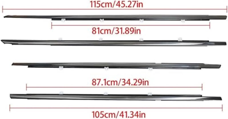 Wivplex Car Window Trim Molding for Accord 2008-2012 - Image 2