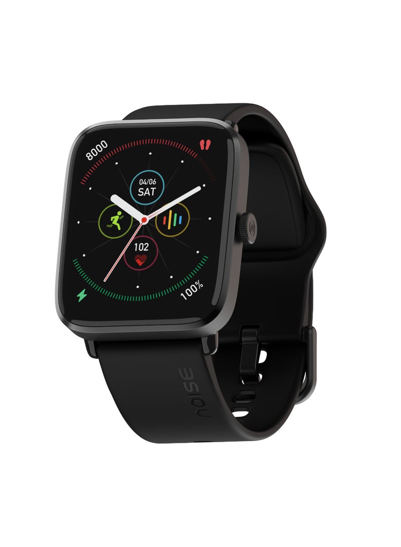 Noise Colorfit Pro 4 Alpha 1.78" Amoled Display, Bluetooth Calling Smart Watch, Functional Crown, Metallic Build, Intelligent Gesture Control, Instacharge Jet Black - Image 1