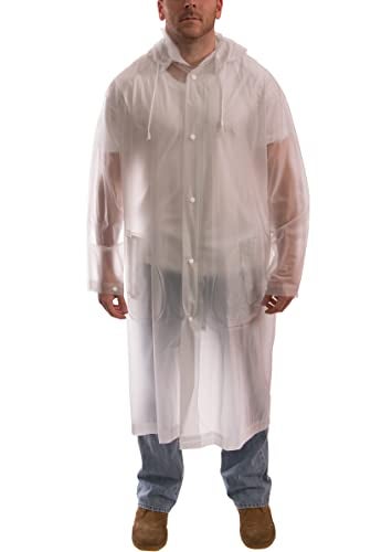 Tingley Tuff-Enuff C61210 Rain Coat With Detachable Hood, Extra-Large, Clear - Image 5