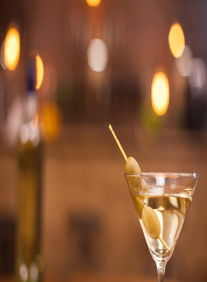 DecorRack 4” Natural Bamboo Skewers, Mini Cocktail Wood Picks, Appetizer Sticks for Sandwich, Charcuterie Boards, BBQ, Fruit Kabobs, DYI Crafting (300 Pack) - Image 4