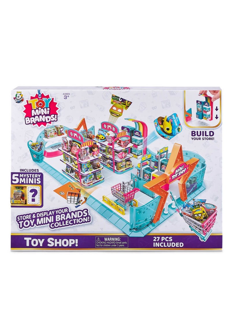 ZURU Zuru 5 Surprise Mini Brands Toy Shop Playset  - Image 1