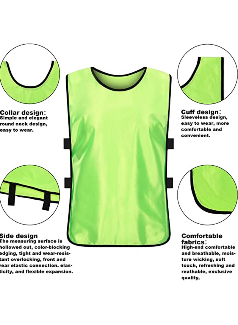 Rock Pow 6 Pack Scrimmage Vests/Sport Pinnies/Soccer Bibs for Kid - Image 2