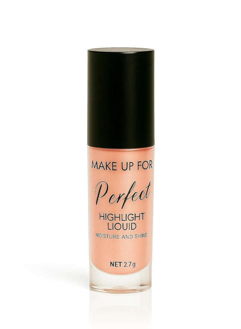 MAKE UP FOR LIFE Perfect Glow Liquid Highlighter for Face, Eyes & Body 2.7 g - Image 2