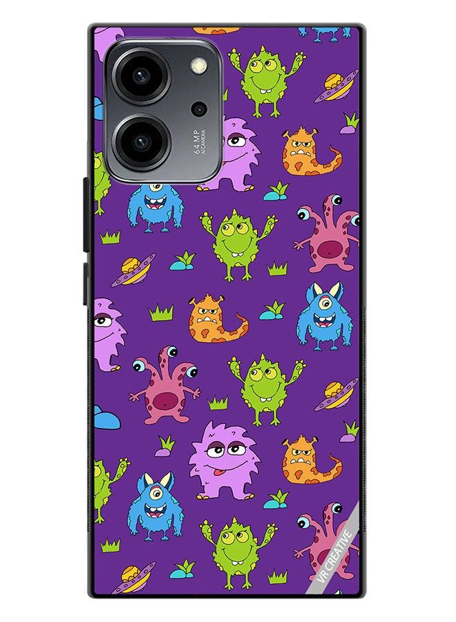 VR CREATIVE Protective Case Cover For Honor 80 SE Monsters Cartoon Design Multicolour - Image 1
