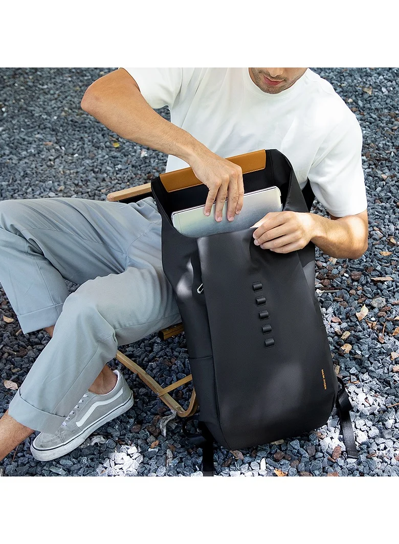 MARK RYDEN MARK RYDEN 2975 Five Types Capacity Adjustment,with Top Flap,YKK Zip Casual Travel Business Backpack, Hydrophobic Fabric, Suitable for 17 Inch Laptop